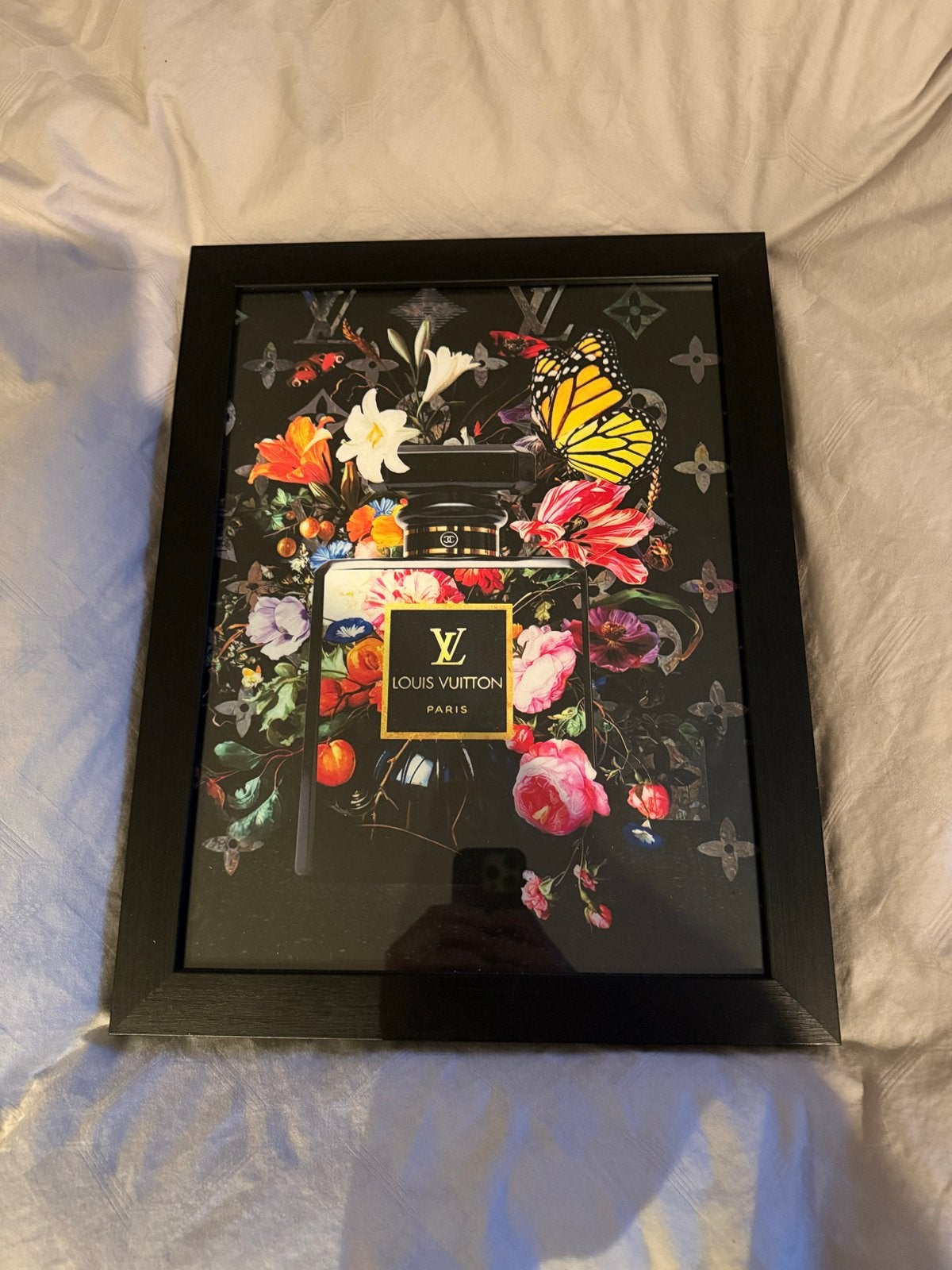 Parfum Fotolijst - Zwart Frame, Ophalen of Verzenden, Zo goed als nieuw, Fotolijst, Hout