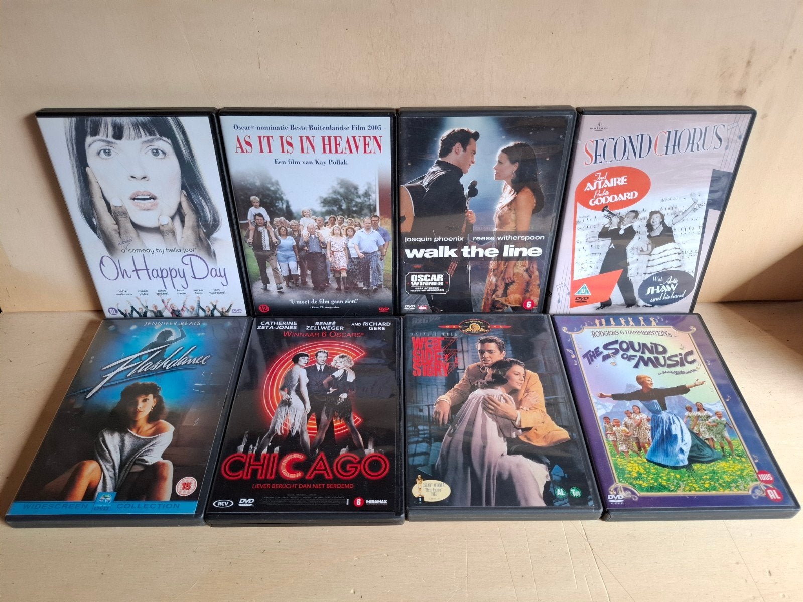 Music & Musical Film Collectie - 8 DVD's, Engels, Nederlands, Vanaf 9 jaar, Ophalen of Verzenden