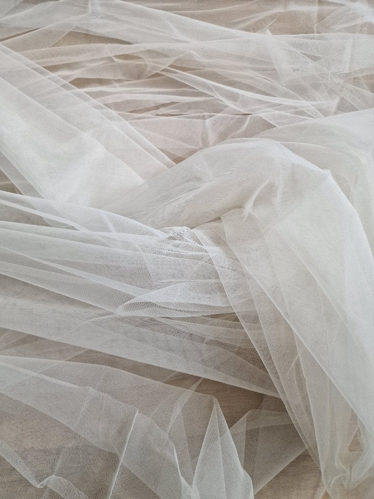 Goede kwaliteit organza voor bruidsjurk/doopjurk of hobby, Verzenden, 120 cm of meer, Nieuw, Katoen