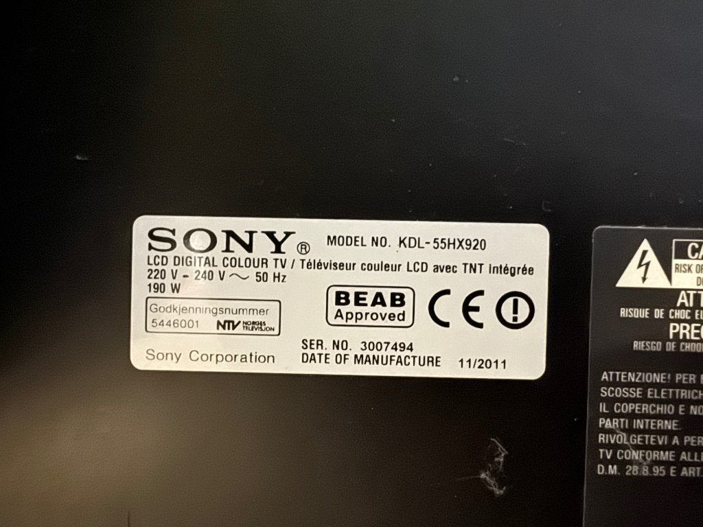 Sony Bravia 55 inch, Audio, Tv en Foto, Televisies, Ophalen, 120 Hz, 4k (UHD), Smart TV