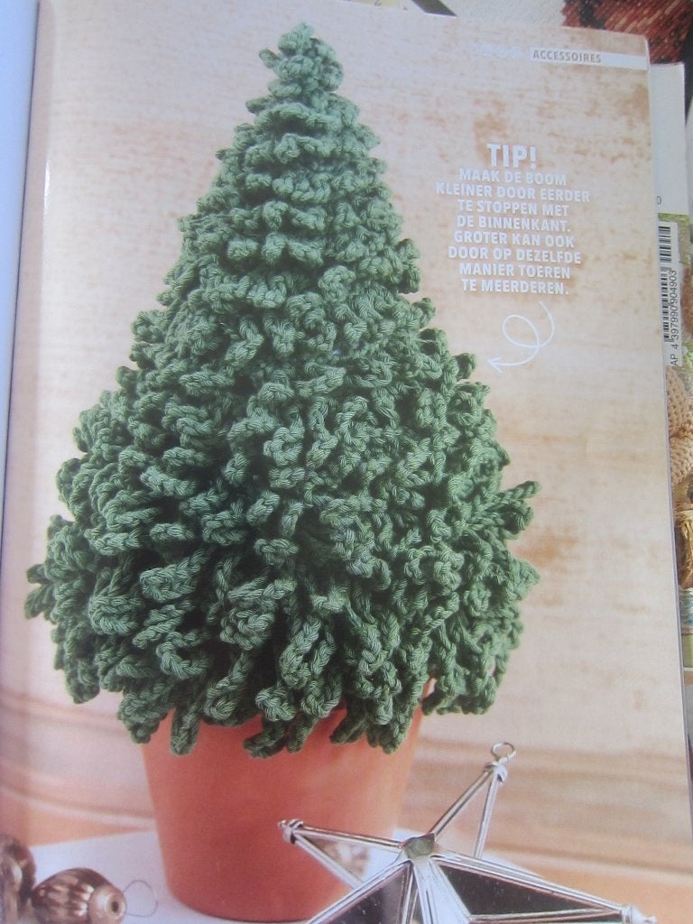 haakpatroonen Kerstboom decoraraties kribbe stal gordijntje, Ophalen of Verzenden, Zo goed als nieuw, Haken, Patroon of Boek
