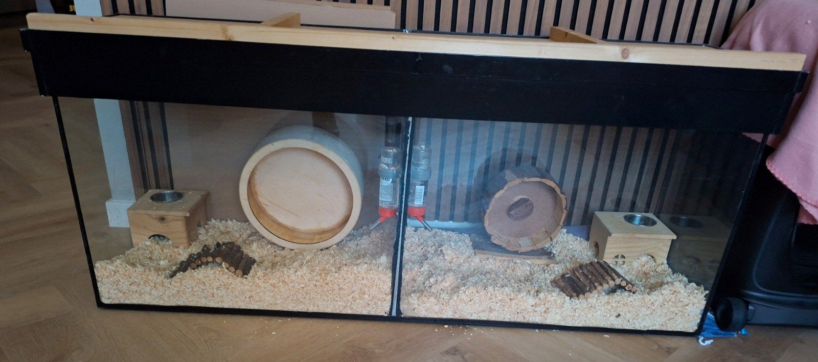 Prachtig groot knaagdier-verblijf, Dieren en Toebehoren, Kooi, Gebruikt, Hamster, 75 tot 110 cm
