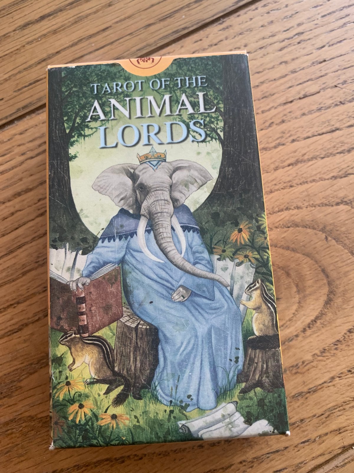 Zeldzame Tarot of the Animal Lords – Angelo Giannini – 2003, Boeken, Ophalen of Verzenden, Zo goed als nieuw, Tarot of Kaarten leggen