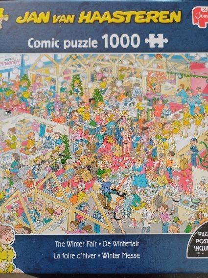 Jan van Haasteren  - de winterfair (1000 stukjes), Ophalen, 500 t/m 1500 stukjes, Zo goed als nieuw, Legpuzzel