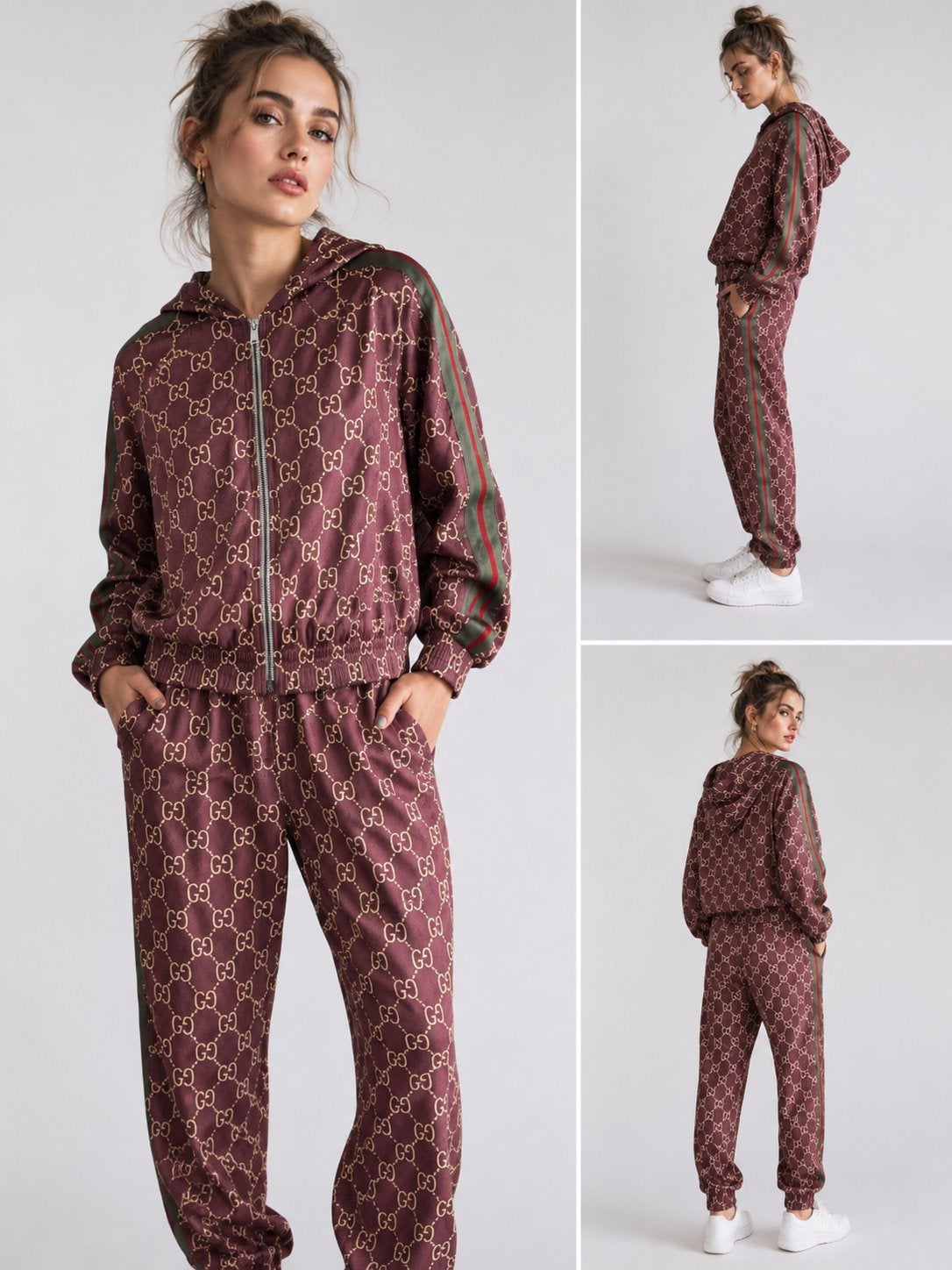 Gucci Monogram Trainingspak - Zo goed als nieuw, Kleding | Dames, Ophalen of Verzenden, Zo goed als nieuw