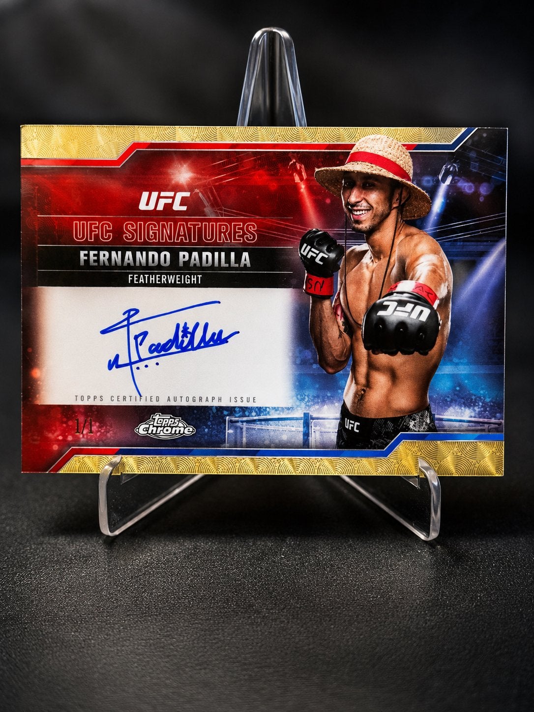 UFC Signatures Fernando Padilla superfractor Autograph, Ophalen of Verzenden, Zo goed als nieuw