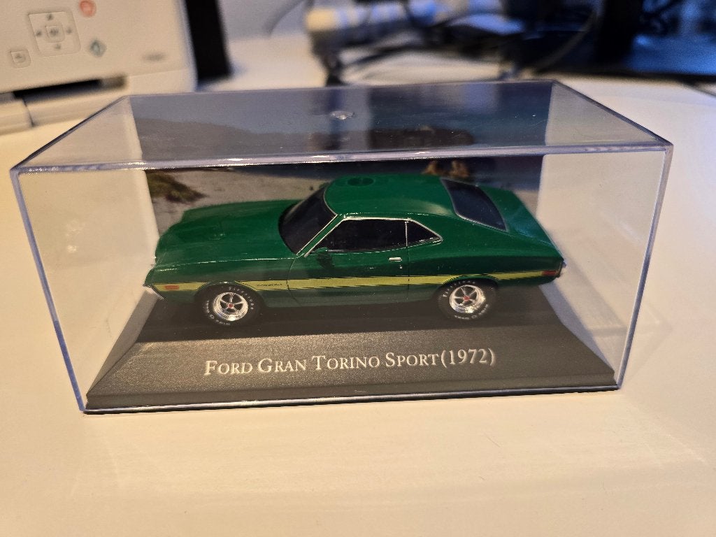 Ford Gran Torino sport 1972 1/43, Ophalen of Verzenden, Nieuw, Auto, Overige merken