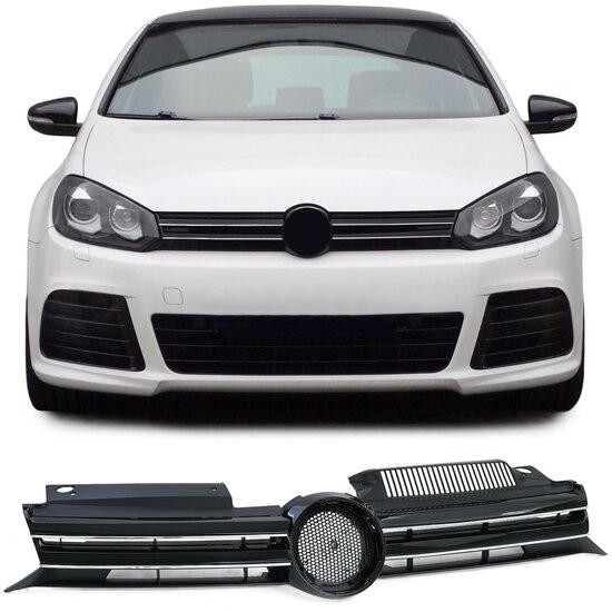 Golf 6 grille met chrome bies Nieuw !!, Nieuw, Ophalen of Verzenden, Bumper, Volkswagen