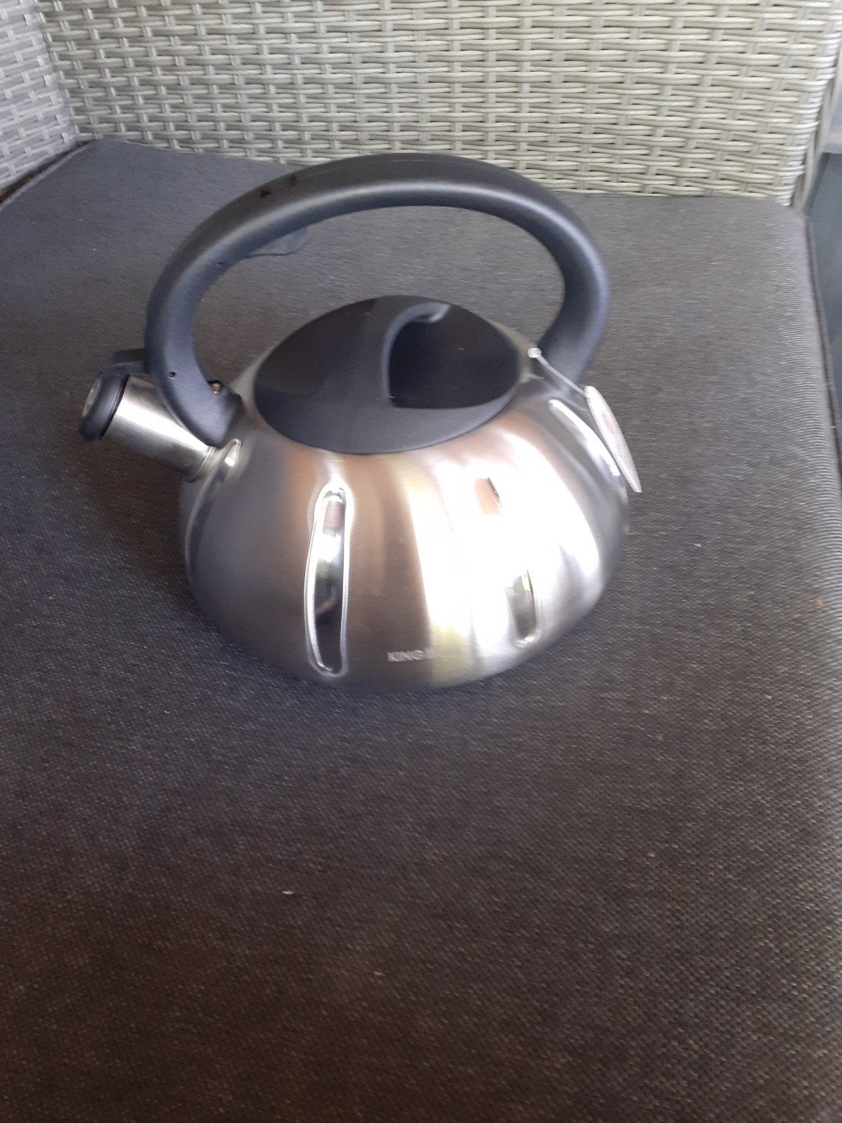 King Hoff Fluitketel RVS 3.0L - Geschikt voor Inductie, 2 liter of meer, Ophalen of Verzenden, Nieuw, Rvs