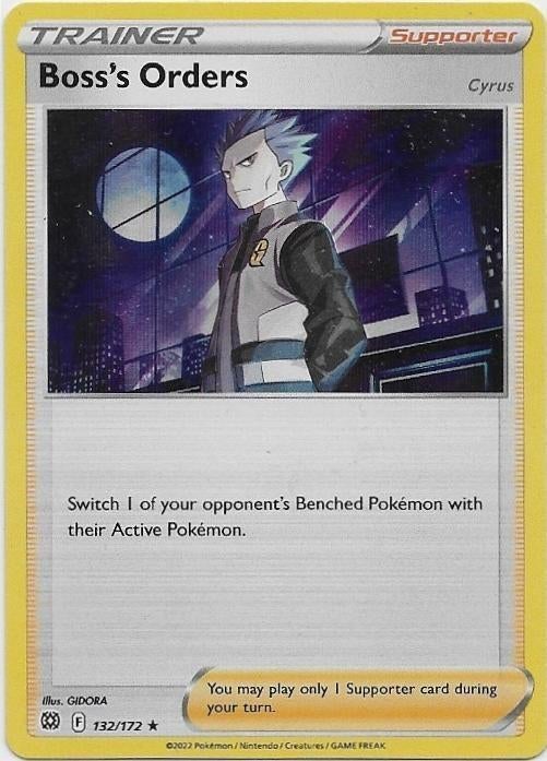 Brilliant Stars,  Boss's Orders [Cyrus] [holo] 132/172, Verzenden, Nieuw, Losse kaart