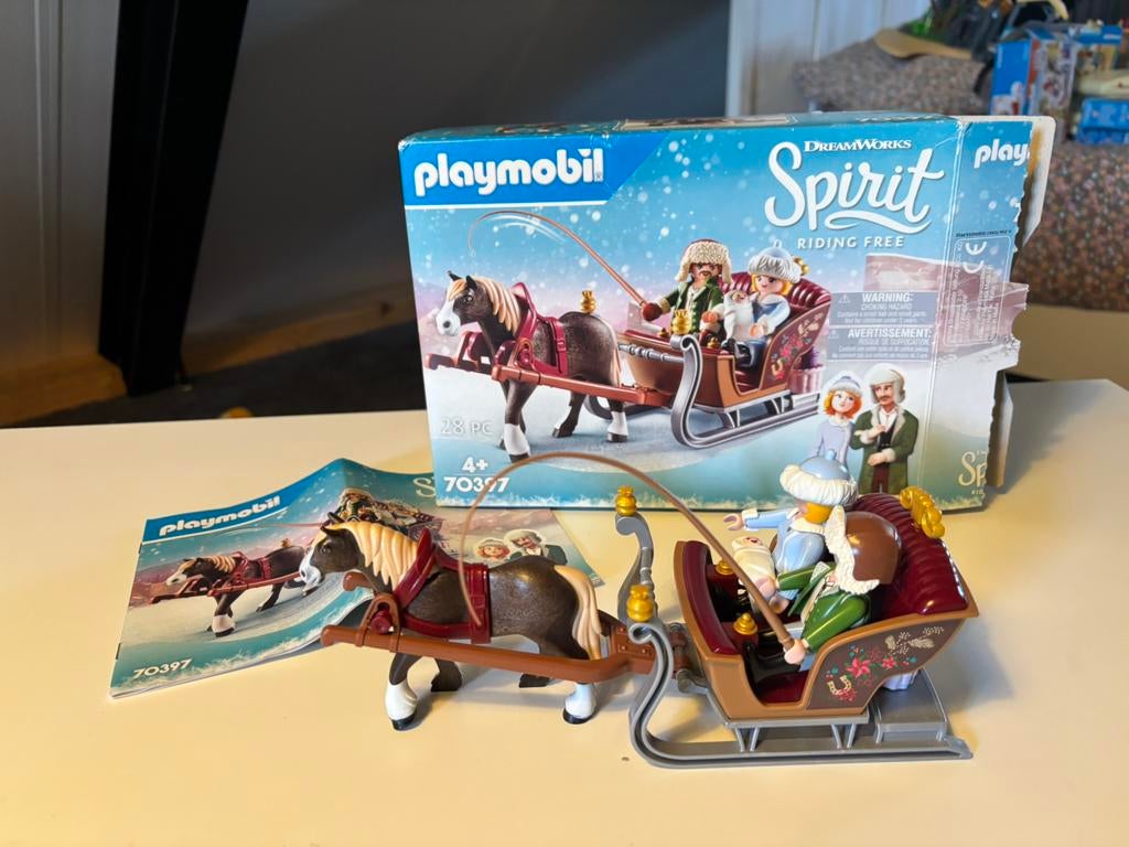 Playmobil Spirit winter sleerit 70397, Ophalen of Verzenden, Zo goed als nieuw
