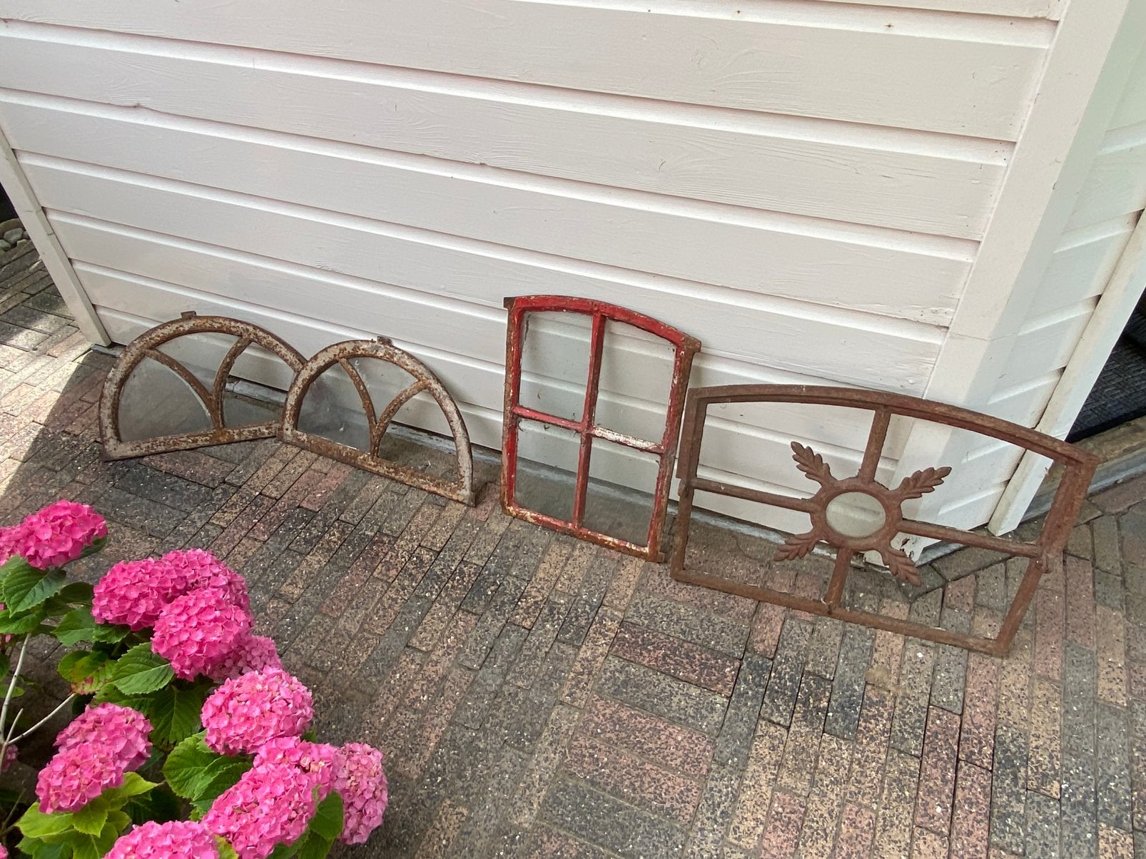 Stal ramen, gietijzeren raampjes, Ophalen, Gebruikt, Minder dan 80 cm, Gevelraam of Ruit