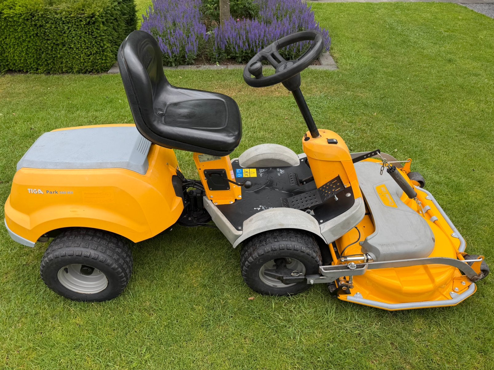 STIGA PARK 340 MX/ 4WD‼️NIEUW COMBI 105 EL MAAIDEK ZITMAAIER, Cirkelmaaier, Ophalen of Verzenden, Zo goed als nieuw, Benzine-grasmaaier