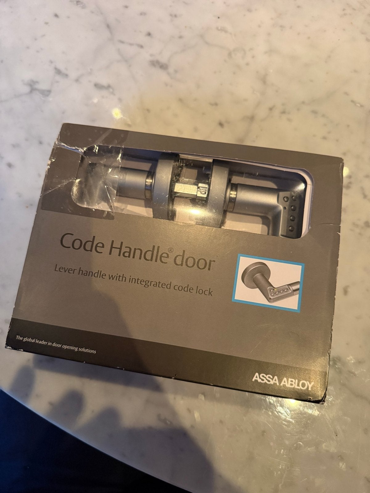 ASSA ABLOY Code Handle deurklink LINKS, Ophalen of Verzenden, Nieuw, Rvs, Klink of Kruk