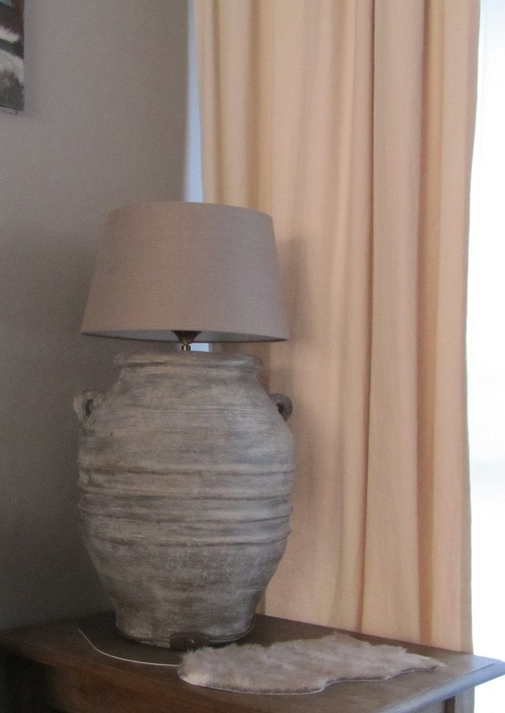kruiklamp groot/zwaar, Ophalen, E27 (groot), Zo goed als nieuw, Met kap
