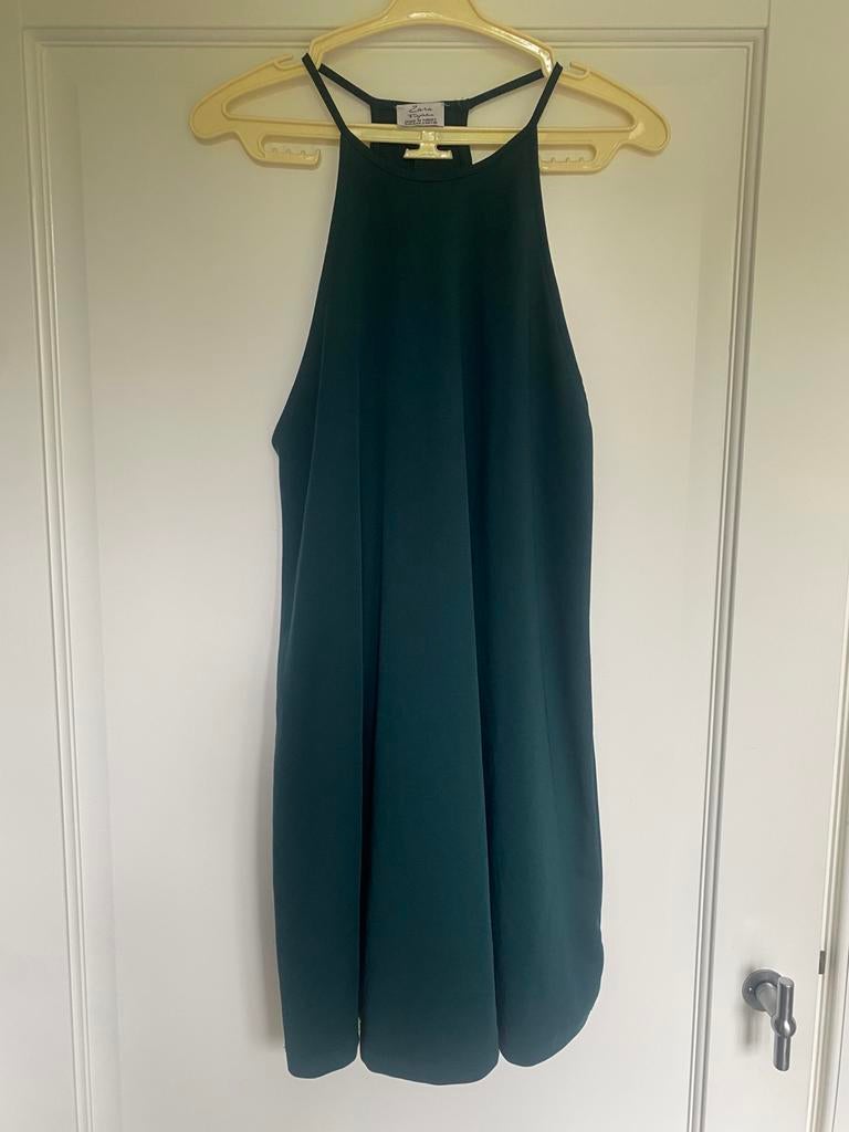 Groen jurkje van Zara, Ophalen of Verzenden, Zo goed als nieuw, Maat 36 (S), Boven de knie