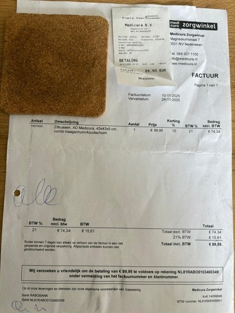 Medische hulpmiddelen (anti decubitus zitkussen), Diversen, Ophalen, Zo goed als nieuw
