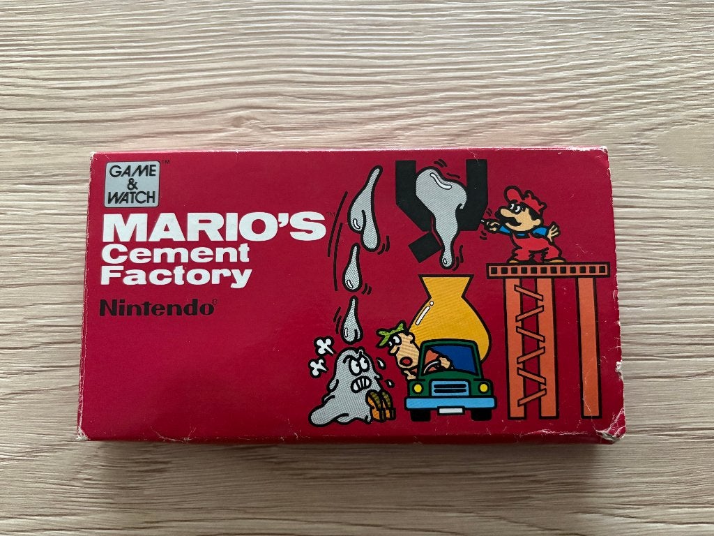 Mario's Cement Factory Nintendo Game & Watch 1983, Gebruikt, 1 speler, Ophalen of Verzenden, Vanaf 3 jaar
