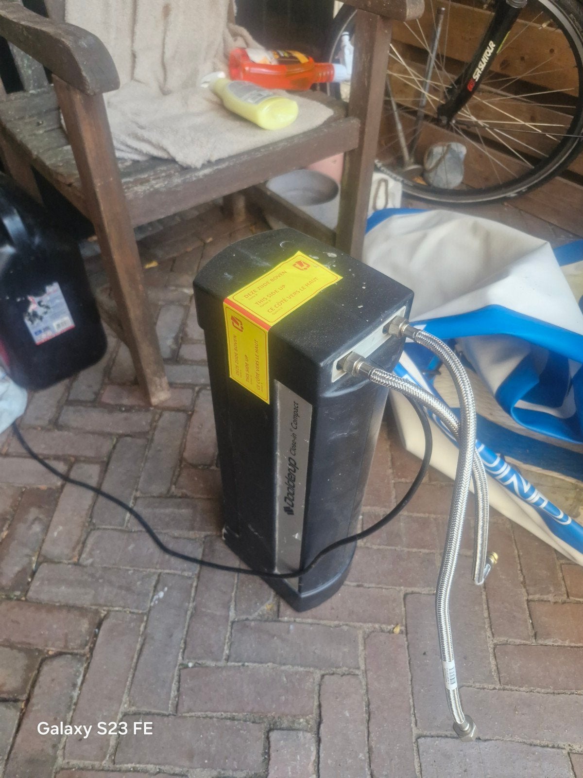 Plintboiler Close-in Compact, Minder dan 20 liter, Ophalen, Gebruikt, Boiler