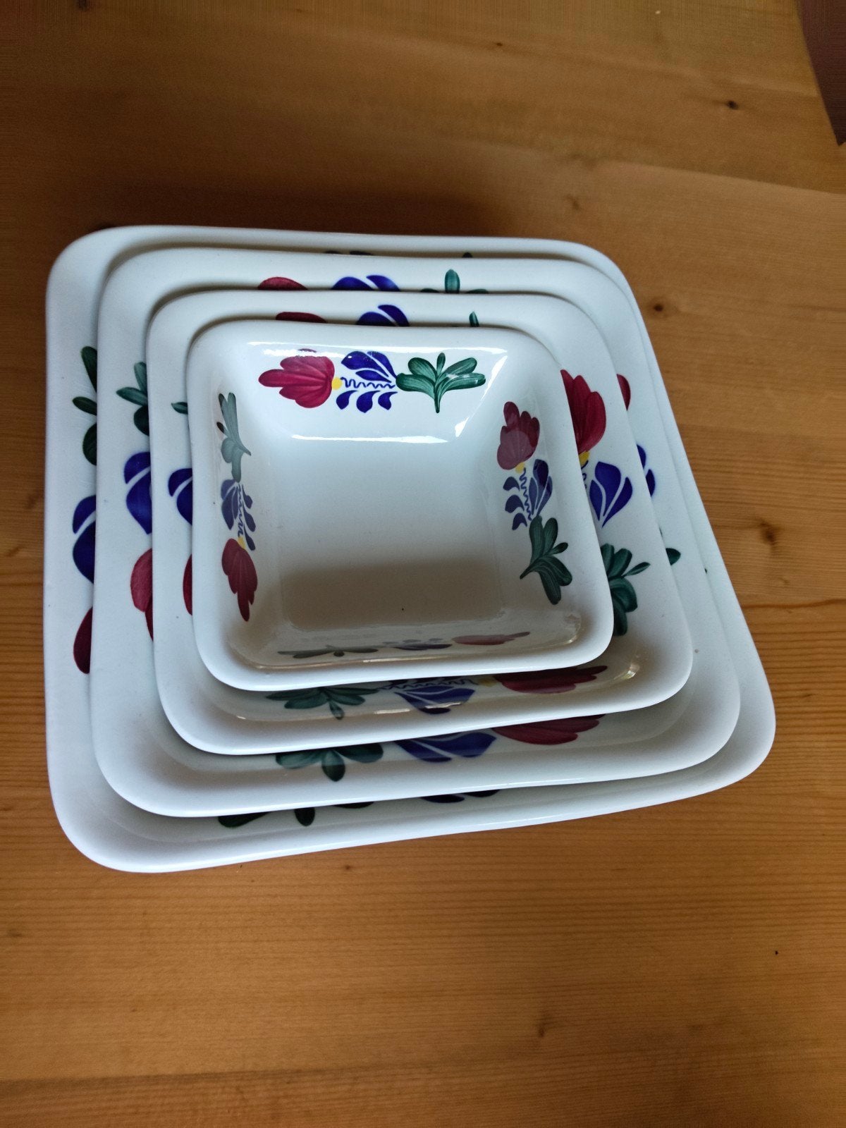 Boerenbont schalen set, Huis en Inrichting, Ophalen of Verzenden, Zo goed als nieuw, Aardewerk, Schaal of Schalen