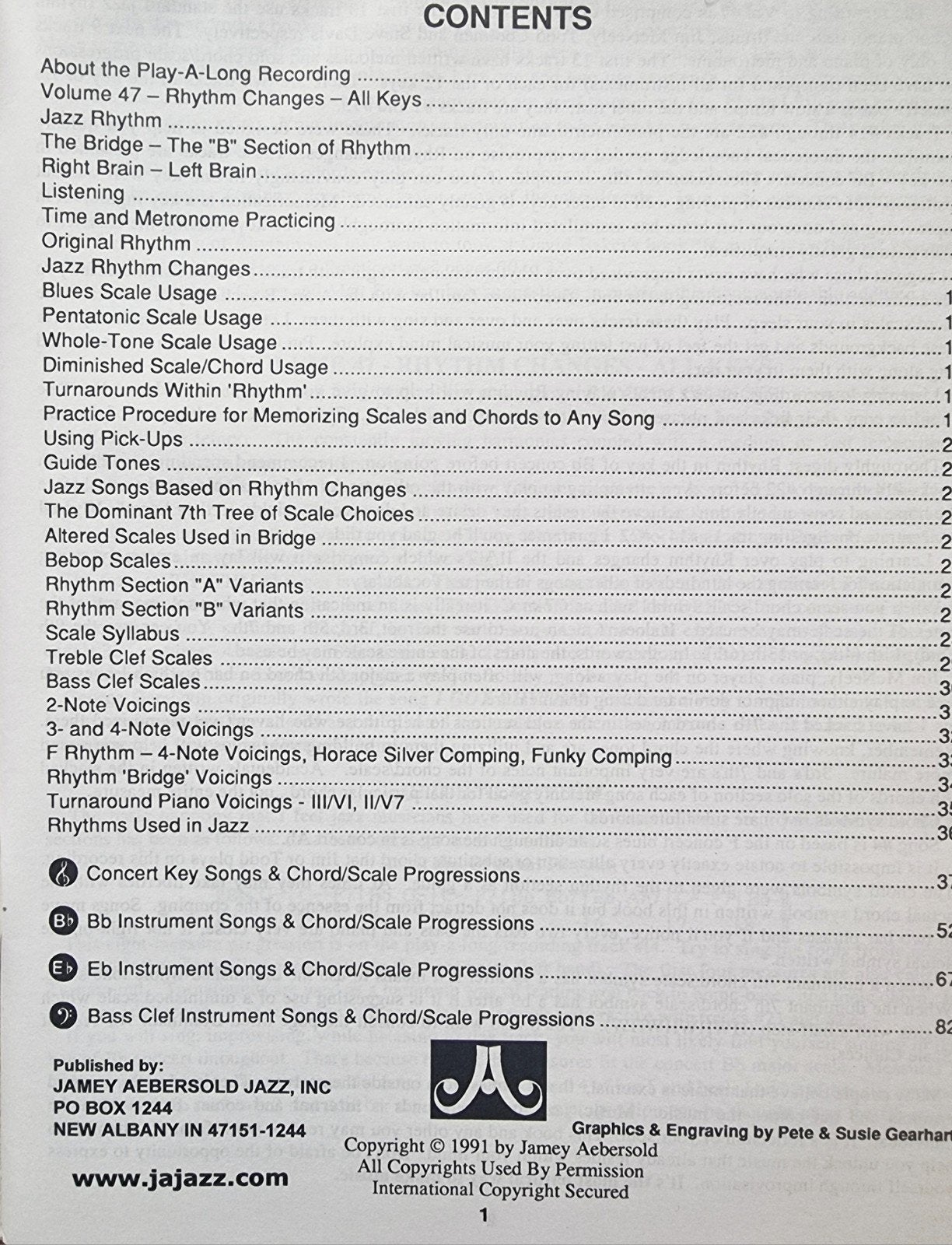 Foto 3 van Jamey Aebersold Jazz: I Got Rhythm Changes Git52 - Volume 47