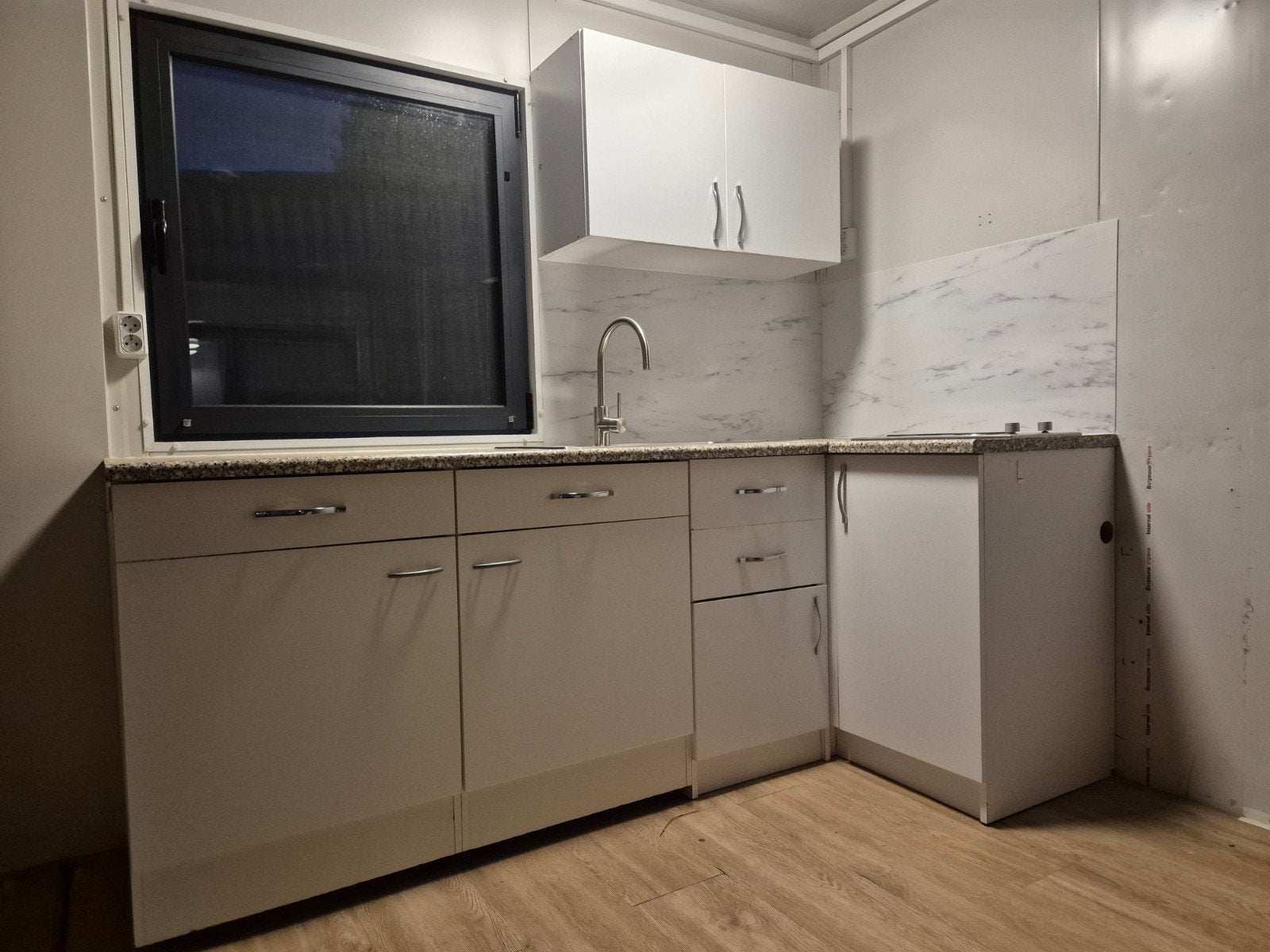 keukenblok te koop, Ophalen, Gebruikt, Wit, Enkelwandige keuken
