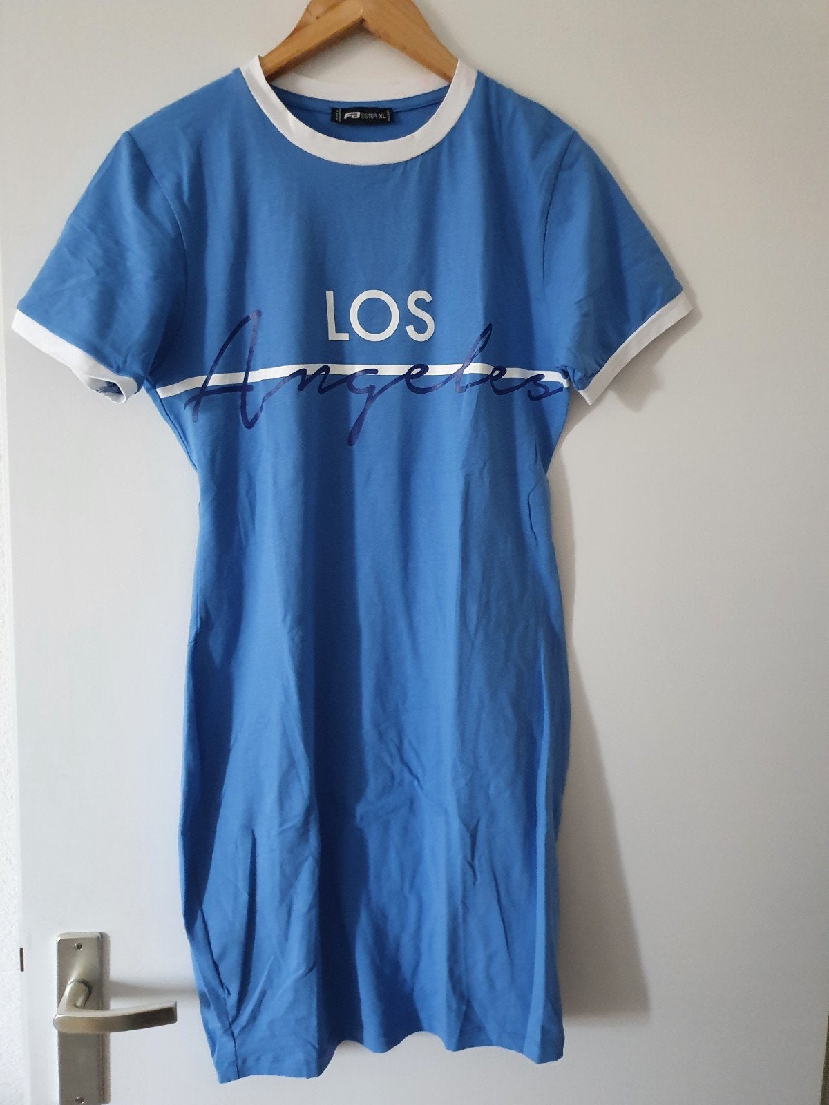 FB Sister zomerjurk, mt XL, Blauw, Maat 46/48 (XL) of groter, Ophalen of Verzenden, FB Sister