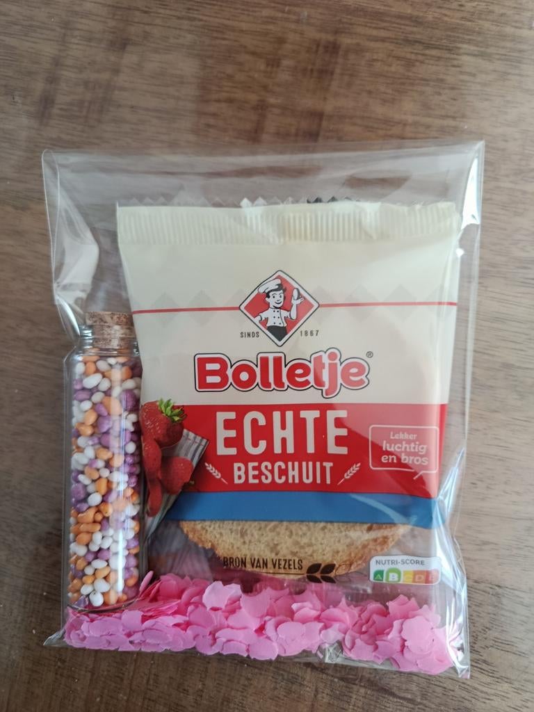Geboorte beschuit traktatie, Traktatie, Traktatie, Nieuw, Ophalen of Verzenden