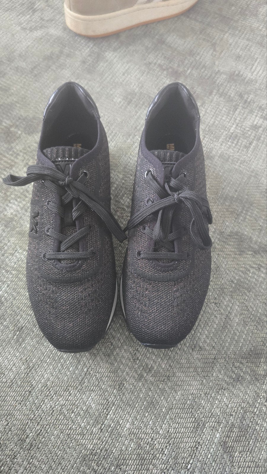 Michael Kors Monique Trainer Sneakers Zwart/Brons, Michael Kors, Zwart, Ophalen of Verzenden, Sneakers of Gympen