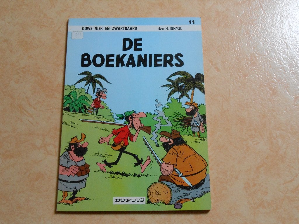 Ouwe Niek en Zwartbaard 11 De boekaniers 1967 1 ste druk., Eén stripboek, M. Remacle, Nieuw, Ophalen of Verzenden