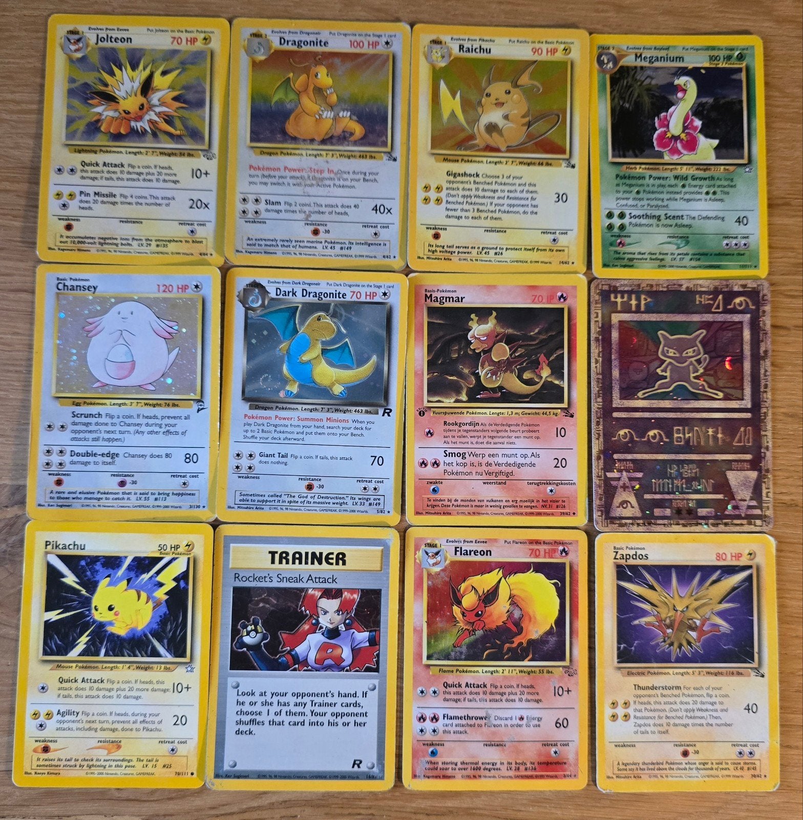 Pokémon Kaarten Collectie - Zeldzame Vintage Kaarten, Ophalen of Verzenden, Gebruikt, Meerdere kaarten