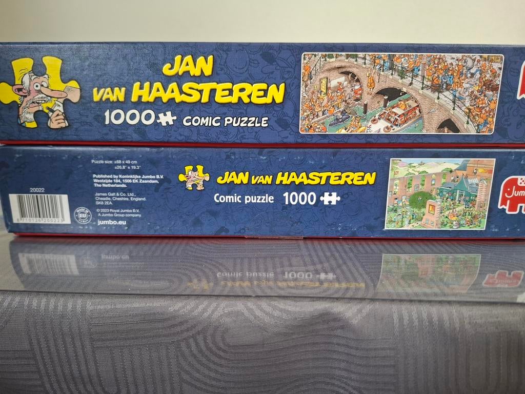 Jan van Haasteren Puzzel Koningsdag 1000 stukjes, Hobby en Vrije tijd, Denksport en Puzzels, Ophalen of Verzenden, 500 t/m 1500 stukjes