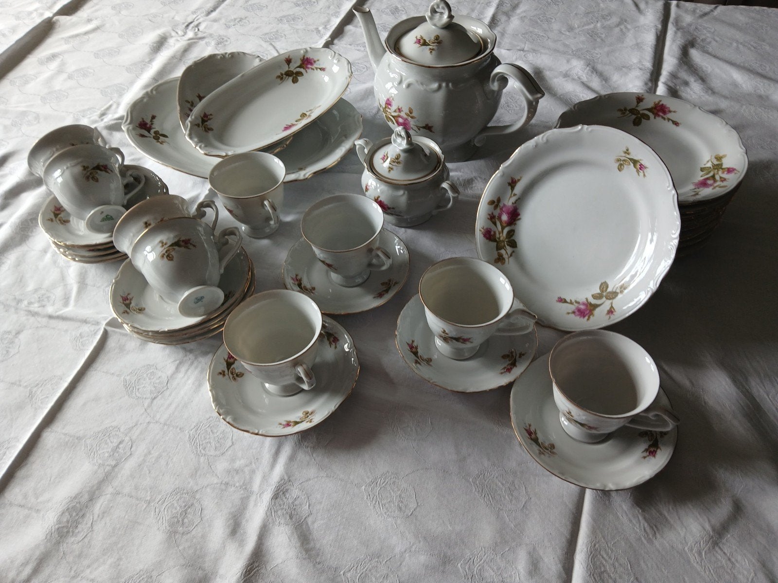 Porselein serviesgoed, High tea, brocante, Ophalen