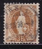 582 - Zwitserland michel 64A gestempeld , Staande Helvetia, Postzegels en Munten, Postzegels | Europa | Zwitserland, Verzenden