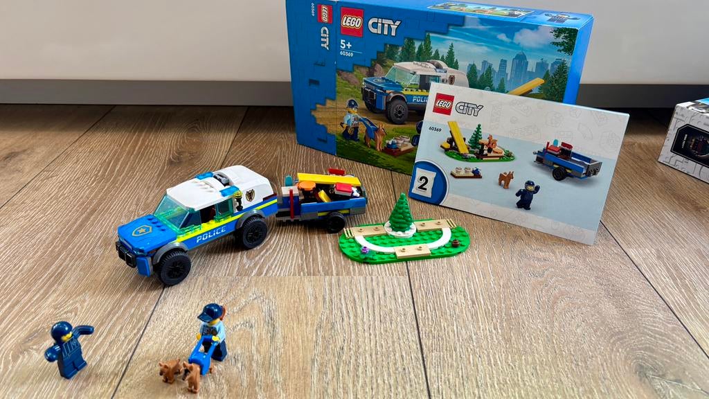 60369 Lego City Mobiele training voor politiehonden, City, Lego, Ophalen of Verzenden, Zo goed als nieuw