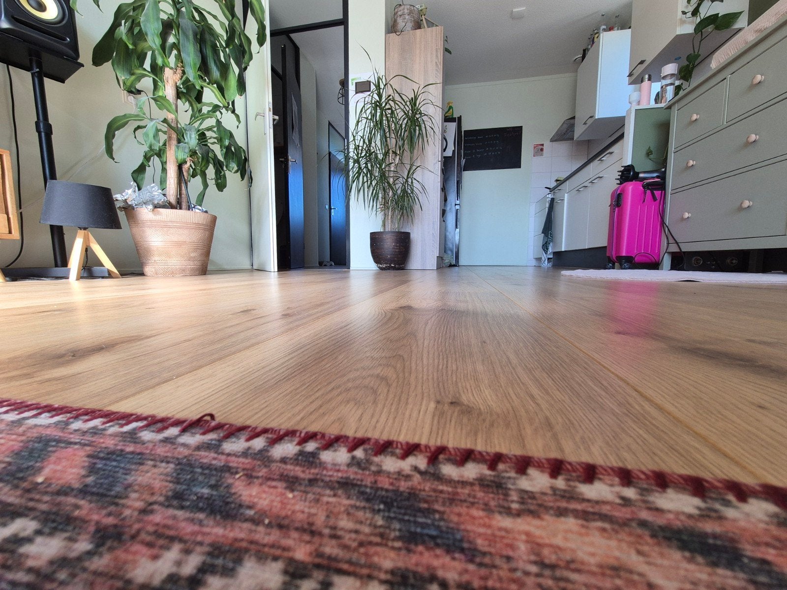 Mooie laminaatvloer, zo goed als nieuw, Ophalen, 50 tot 150 cm, Zo goed als nieuw, 10 m² of meer