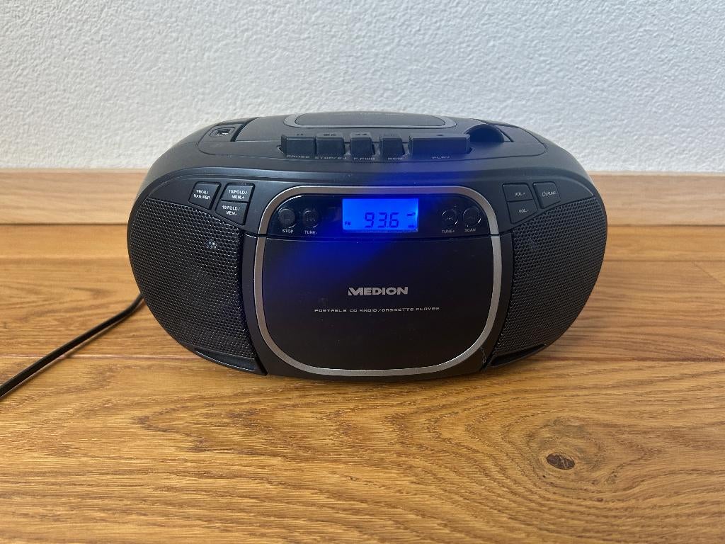 Medion CD-, MP3, cassettespeler Nieuwstaat!, Ophalen of Verzenden, Zo goed als nieuw, Overige merken, Draagbaar