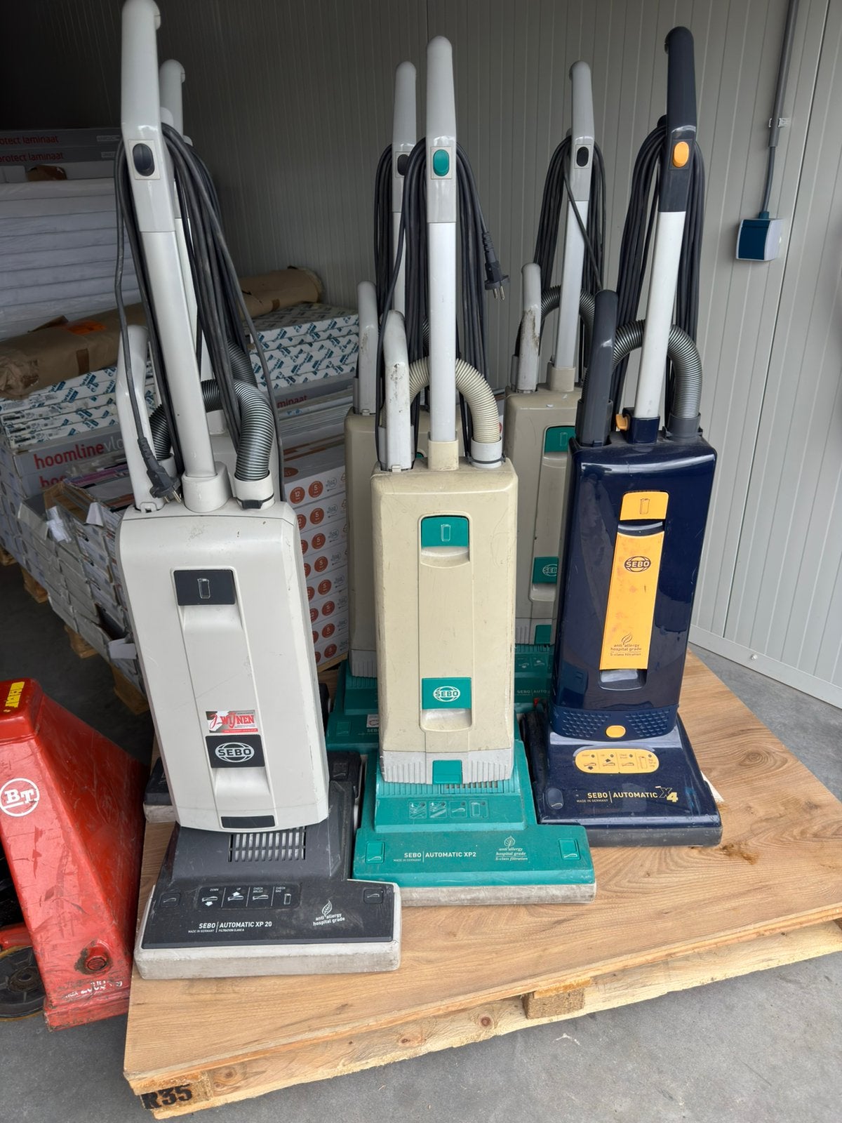 SEBO Autom. Stofzuigers XP20/XP2/X4 — 6 stuks | v.a. €99,-, Witgoed en Apparatuur, Stofzak, Overige merken, Gebruikt, Geschikt voor harde vloeren