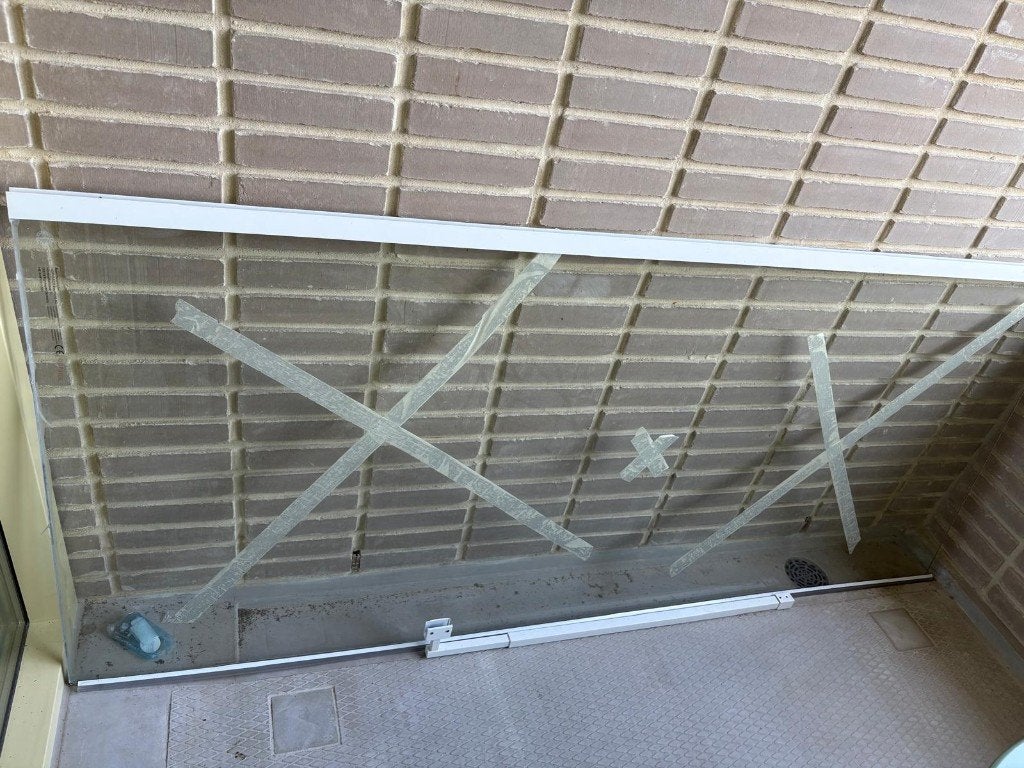 Douchecabine, Doe-het-zelf en Verbouw, Sanitair, Zo goed als nieuw, Douche, Glas, Ophalen