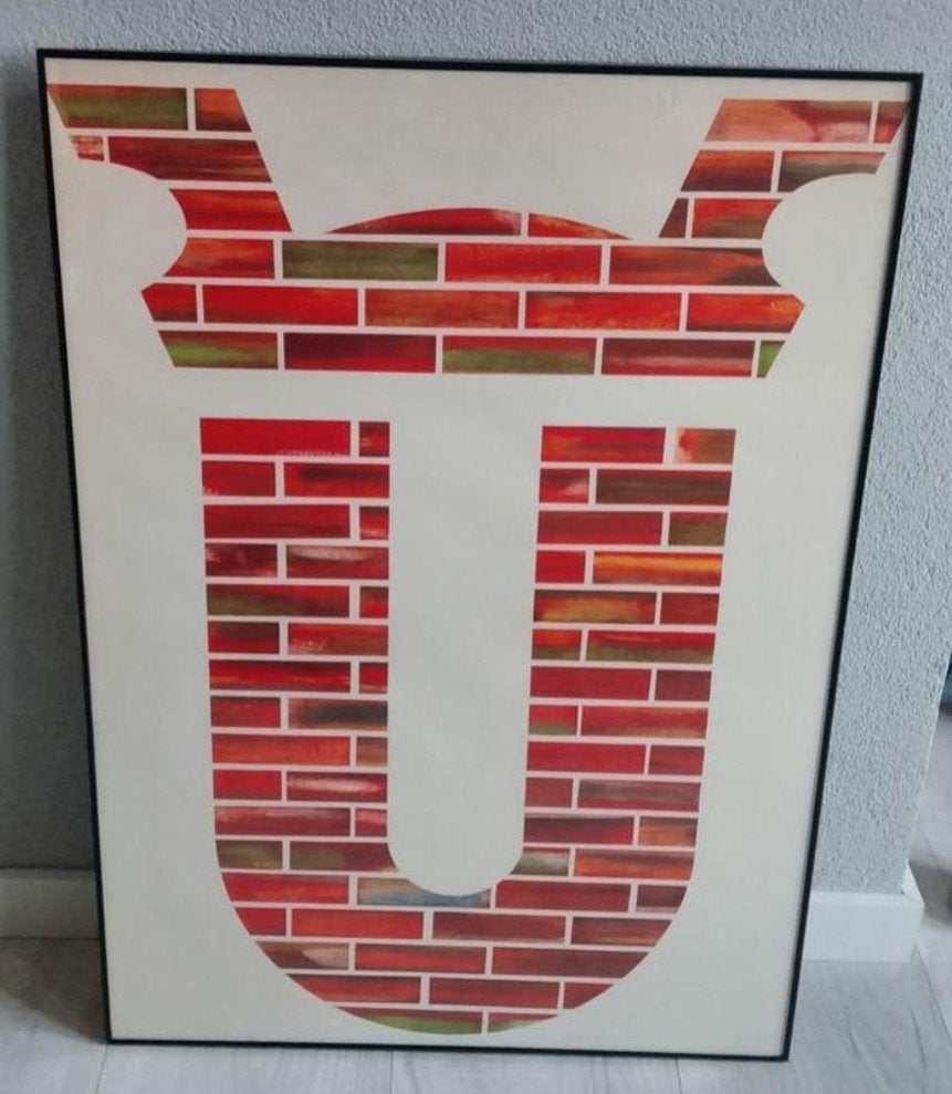 Ingelijst affiche jaarbeurs Utrecht., Antiek en Kunst, Ophalen