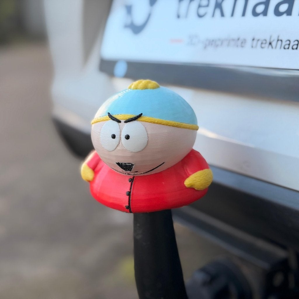Cartman uit South Park trekhaakdop –uniek 3D-geprint ontwerp, Ophalen of Verzenden, Nieuw