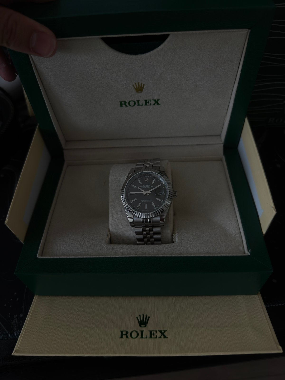 Rolex horloge datejust 41mm, Ophalen of Verzenden, Zo goed als nieuw, Staal, Rolex