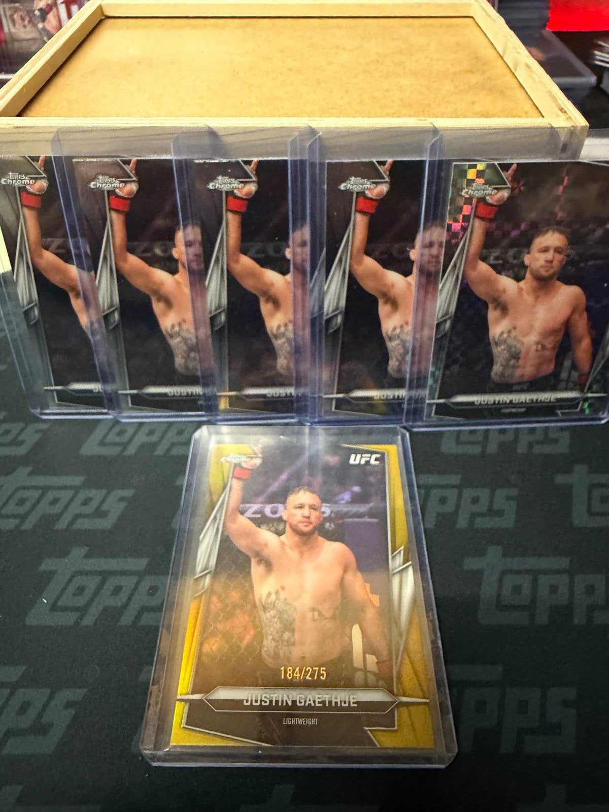 Justin Gaethje buyback cards, Ophalen of Verzenden, Zo goed als nieuw, Overige sporten, Spelerskaart
