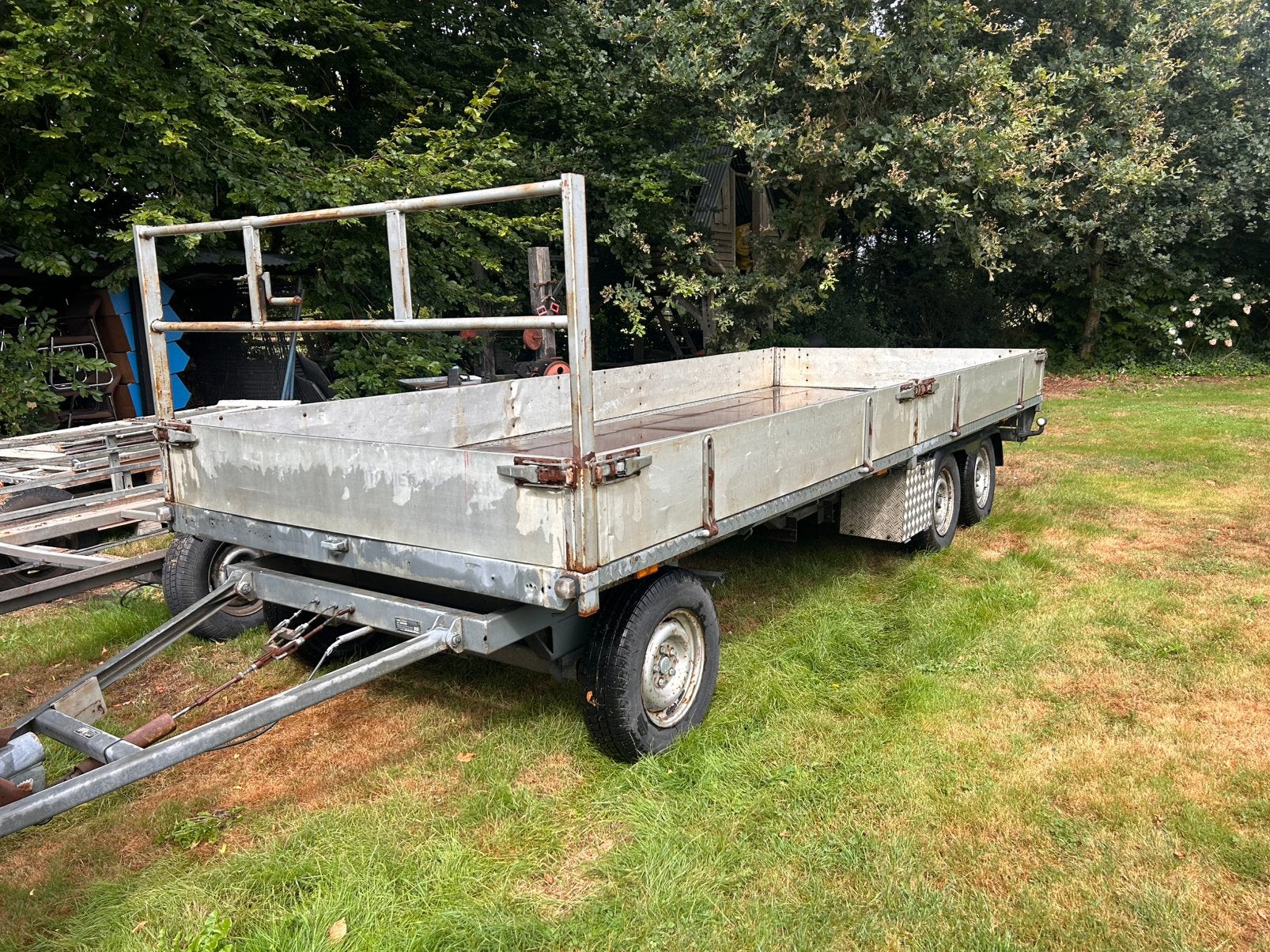 Te koop hapert schamel aanhanger, Auto diversen, Ophalen of Verzenden, Gebruikt