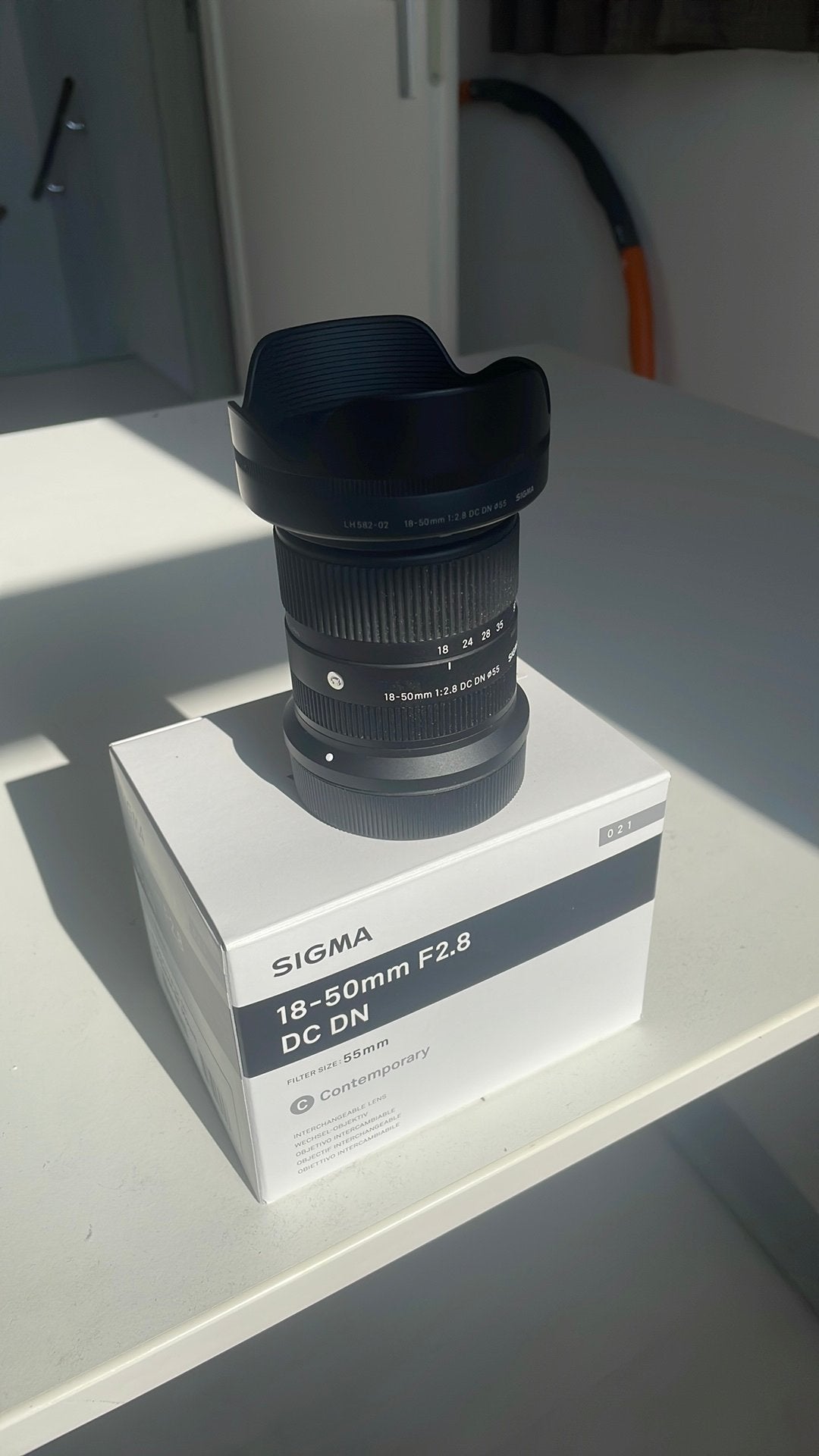 Sigma RF 18-50mm F2.8 - zo goed als nieuw!, Audio, Tv en Foto, Fotografie | Lenzen en Objectieven, Sigma, Handmatige focus, Canon RF