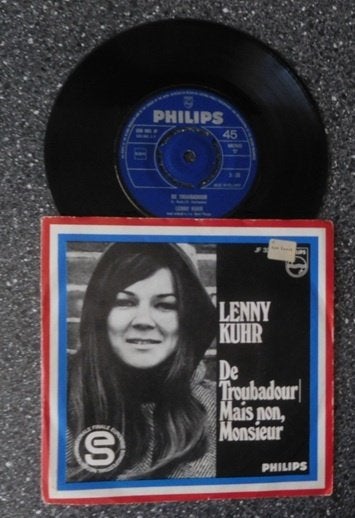 Lenny Kuhr - de troubadour (vanaf € 2,00), Ophalen of Verzenden, Zo goed als nieuw, 7 inch, Pop