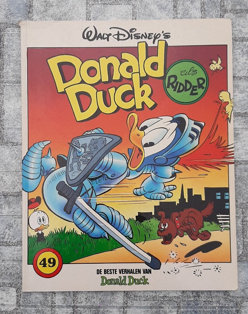 Donald Duck als Ridder, strip 49, van Walt Disney, zgan!, Boeken, Eén comic, Amerika, Walt Disney, Ophalen of Verzenden