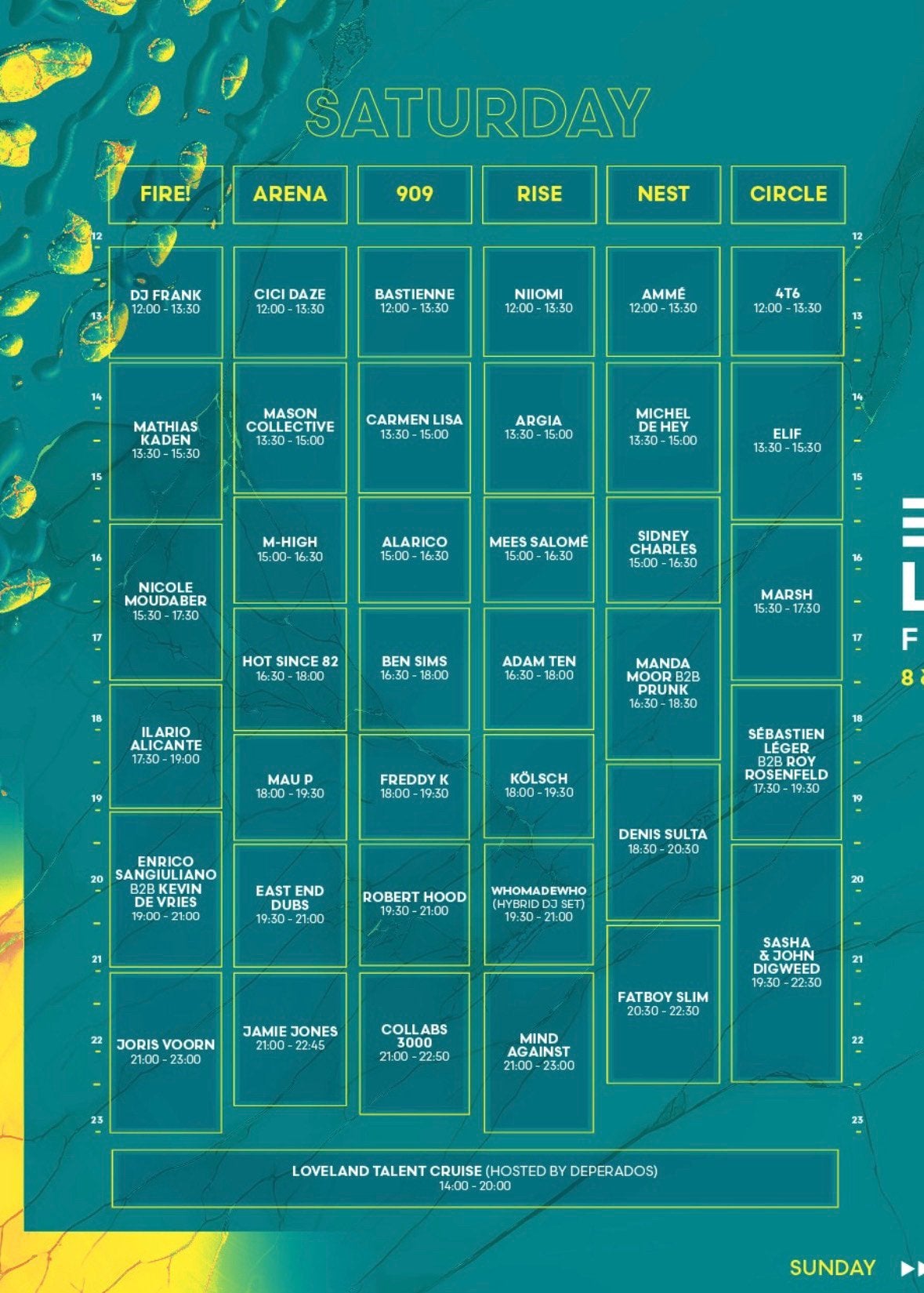 Loveland ticket zaterdag 8 augustus, Ophalen, Nieuw