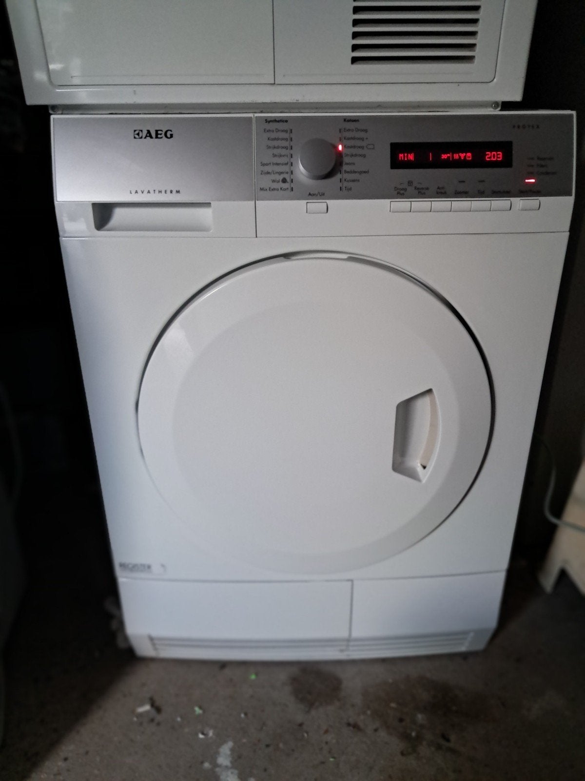 AEG Protex lavatherm Condensdroger Energie A++, Ophalen, 6 tot 8 kg, Zo goed als nieuw, 85 tot 90 cm