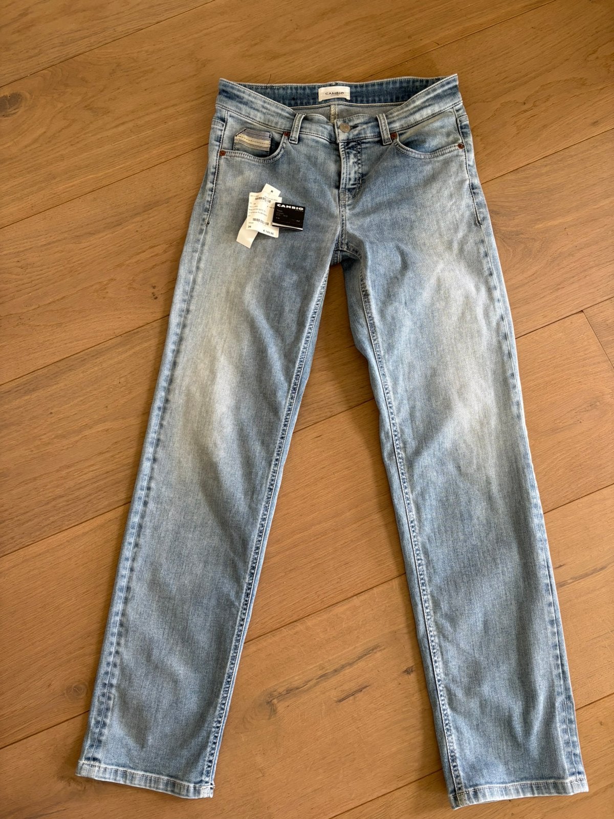 Cambio Tess straight spijkerbroek mt 36, Verzenden, Zo goed als nieuw, Blauw, W28 - W29 (confectie 36)